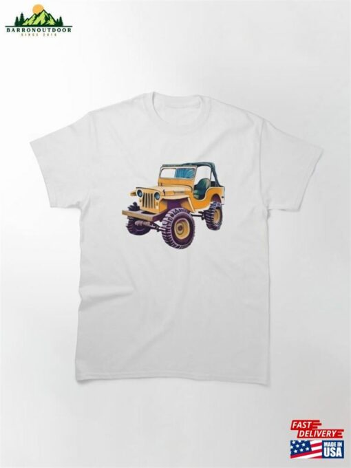 Classic Orange Flat Fender 4X4 Art Print T-Shirt Hoodie