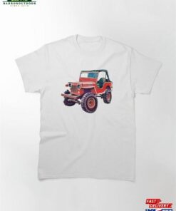 Classic Red Flat Fender 4X4 Art Print T-Shirt Hoodie