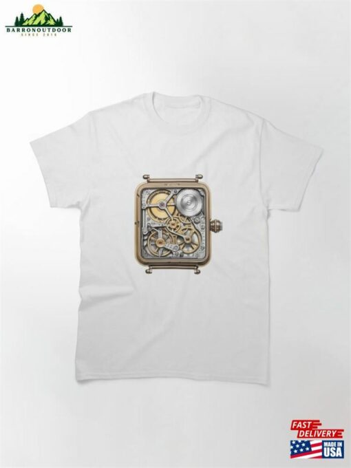 Clock Watch Movement Gear Classic T-Shirt Sweatshirt