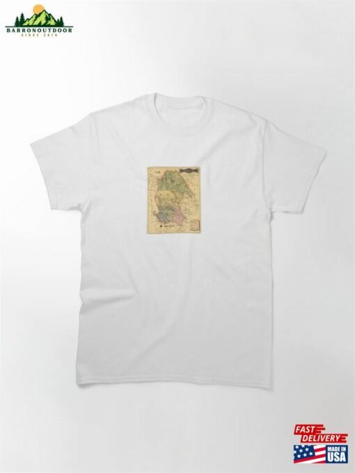 Coahuila Old Map Classic T-Shirt Unisex Sweatshirt