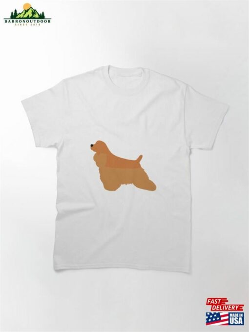 Cocker Spaniel Minimalist Classic T-Shirt Unisex