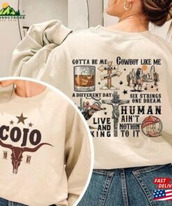 Cody Johnson The Leather Tour 2024 Shirt Vintage 2Side Sweatshirt New Album Merch Hoodie 1