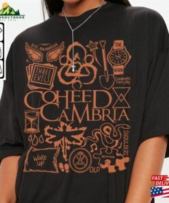 Coheed And Cambria Doodle Art Shirt Vintage Lyrics Tattoo Design Tour Concert 2023 V1 Da3105dt Unisex Sweatshirt 3