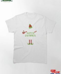 Cold Water Swimmer Elf Christmas Party Classic T-Shirt Hoodie Unisex 1 Cold Water Swimmer Elf Christmas Party Classic T Shirt Hoodie Unisex 2