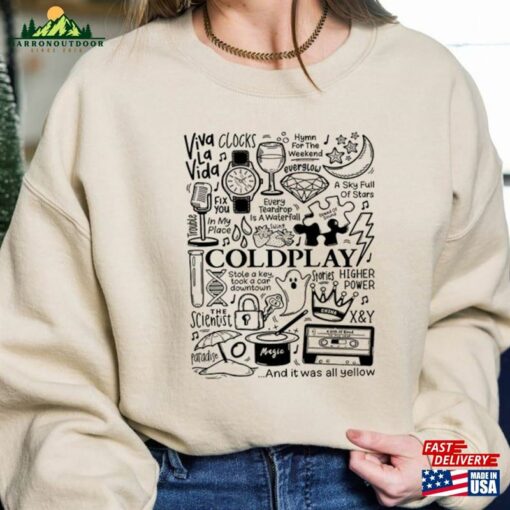 Coldplay Shirt Sweatshirt T-Shirt