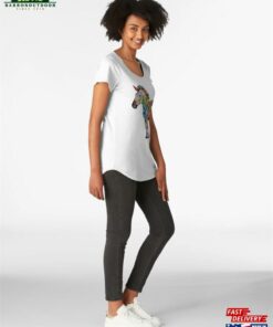 Colored Zebra With A Designed Body Premium Scoop T-Shirt Classic 1 Colored Zebra With A Designed Body Premium Scoop T Shirt Classic 2