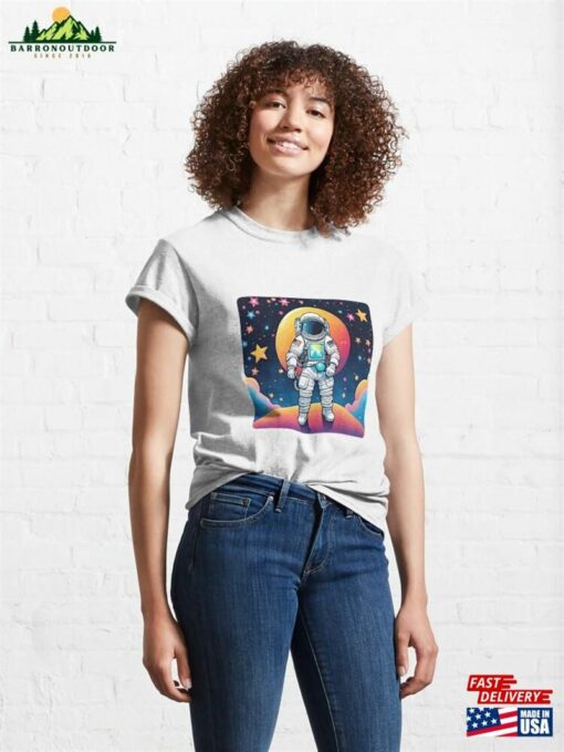 Colorful Astronaut Classic T-Shirt Hoodie Unisex