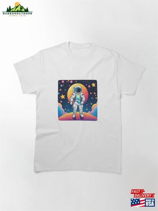 Colorful Astronaut Classic T-Shirt Hoodie Unisex