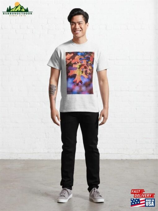 Colorful Autumn Leaves Shine Through Sunlight Classic T-Shirt Unisex Sweatshirt