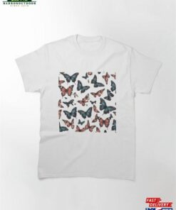 Colorful Butterflies Classic T Shirt Unisex 2