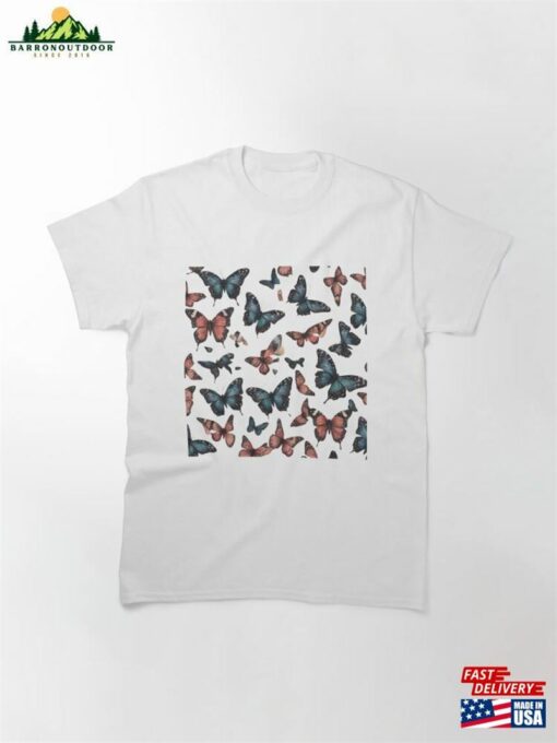 Colorful Butterflies Classic T-Shirt Unisex