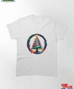 Colorful Christmas Tree Classic T Shirt Unisex Hoodie 2