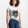 Colorful Cool Cat Classic T-Shirt Unisex