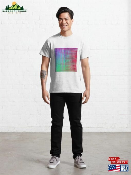 Colorful Geometric Print Classic T-Shirt Unisex