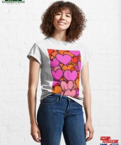 Colorful Hearts Classic T-Shirt