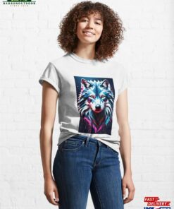 Colorful Wolf Classic T Shirt Sweatshirt 1