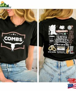 Combs Bullhead Shirt 2 Side Print Country Music Luke World Tour Tee T Shirt Sweatshirt 2
