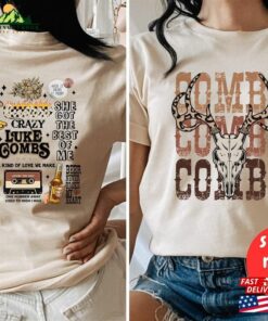 Combs Bullhead Shirt Two Side Print Country Music Luke World Tour 2022 Sweatshirt Classic 1