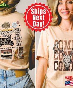 Combs Bullhead Shirt Two Side Print Country Music Luke World Tour 2022 Unisex Classic 1