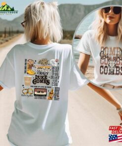 Combs Bullhead Shirt Two Side Print Country Music Luke World Tour 2022 Unisex Classic 1 Combs Bullhead Shirt Two Side Print Country Music Luke World Tour 2022 Unisex Classic 2