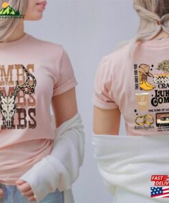 Combs Bullhead Shirt Two Side Print Country Music Luke World Tour 2022 Unisex Classic 2 Combs Bullhead Shirt Two Side Print Country Music Luke World Tour 2022 Unisex Classic 3