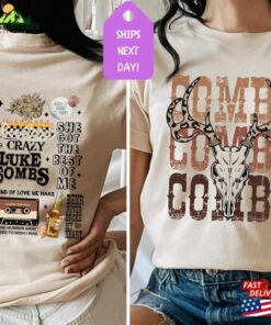 Combs Bullhead Shirt Two Side Print Country Music Luke World Tour 2023 Hoodie T Shirt 1