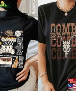 Combs Bullhead Shirt Two Side Print Country Music Luke World Tour 2023 Hoodie T Shirt 3