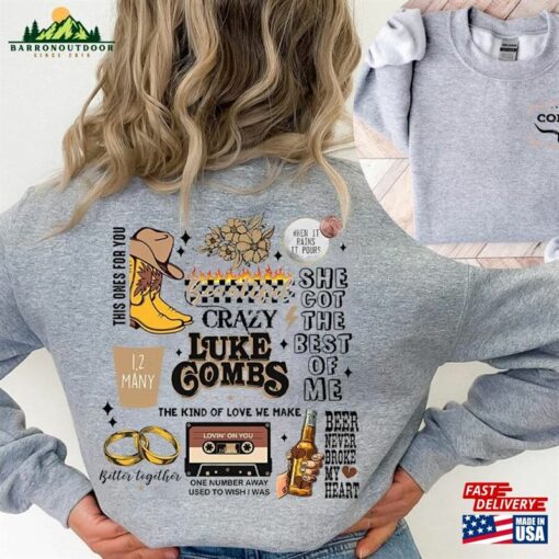 Combs Bullhead Tour 2023 Sweatshirt Luke World Shirt Country Music T-Shirt Classic Unisex