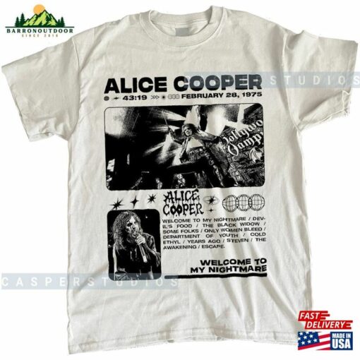 Comfort Color Alice Cooper Graphic Too Close For Tour Gift Fans Shirt Sweatshirt T-Shirt