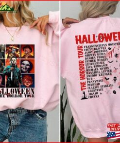 Comfort Color Characters The Horror Tour Shirt Halloween Nights 2023 Hoodie Sweatshirt 1
