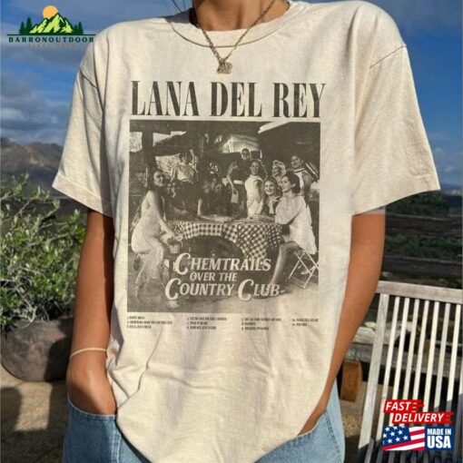 Comfort Color Lana Del Rey Gift Fans Tshirt Chemtrails Over The Country Club Tour 2023 Shirt Classic T-Shirt