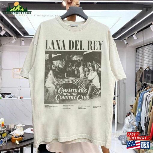 Comfort Color Lana Del Rey Gift Fans Tshirt Chemtrails Over The Country Club Tour 2023 Shirt Classic T-Shirt