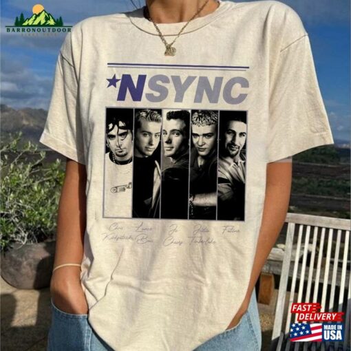 Comfort Color Music Tour Nsync Tshirt Graphic Unisex T-Shirt