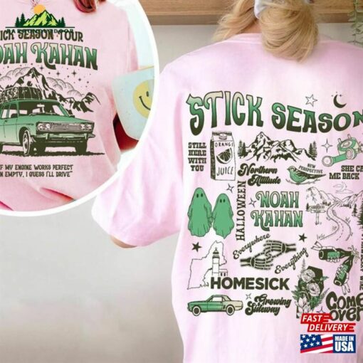 Comfort Color Noah Kahan Stick Season Shirt Tour 2023 Folk Pop Music Sweatshirt Hoodie T-Shirt