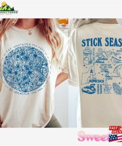 Comfort Color Noah Kahan Stick Season Tour 2023 Double Sides Shirt Album Tracklist Folk Pop Music Sweatshirt Hoodie 3