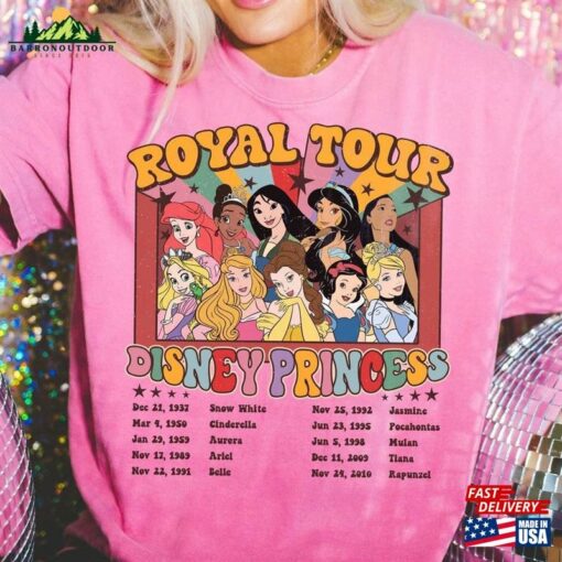 Comfort Color Princess Eras Tour Double Side Sweatshirt Classic