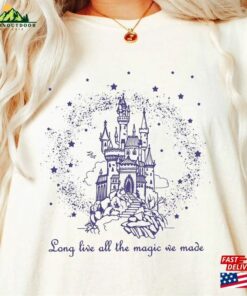 Comfort Color Vintage Long Live All The Magic We Made Shirt Disney Castle Balloons Mickey Ears Sweatshirt Unisex