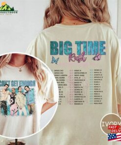 Comfort Colors(r) 2 Sides Big Time Rush Band Cant Get Enough Tour Shirt 2023 Music Shirts Unisex Classic 3