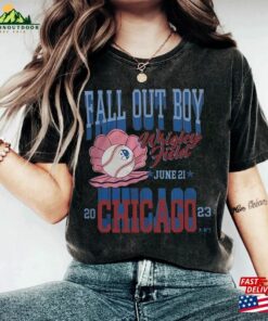 Comfort Colors(r) 2023 Fall Out Boy Summer Stardust Shirt Chicago Hoodie T Shirt 3