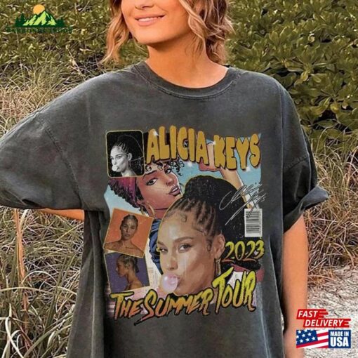 Comfort Colors® Alicia Keys Comic Shirt The To Summer Tour 2023 Merch Classic Sweatshirt