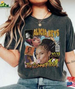 Comfort Colors(r) Alicia Keys Comic Shirt The To Summer Tour 2023 Merch Classic Sweatshirt 3