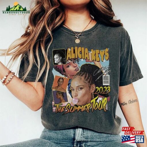 Comfort Colors® Alicia Keys Comic Shirt The To Summer Tour 2023 Merch Classic Sweatshirt