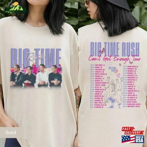 Comfort Colors® Big Time Rush Band Cant Get Enough Tour 2023 T-Shirt Sweatshirt Unisex