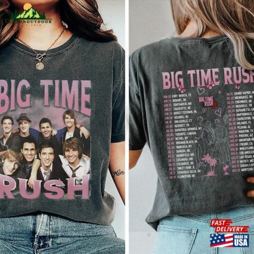 Comfort Colors® Big Time Rush Band Cant Get Enough Tour Shirt 2023 Music Shirts Unisex Sweatshirt