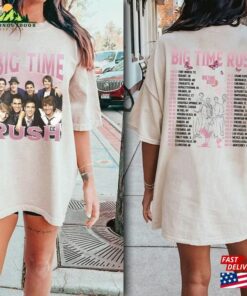 Comfort Colors(r) Big Time Rush Band Cant Get Enough Tour Shirt 2023 Music Shirts Unisex Sweatshirt 3