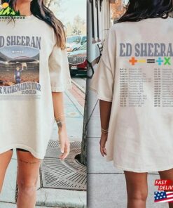 Comfort Colors® Ed Sheeran The Mathematics Tour Shirt Concert Tee Hoodie T-Shirt