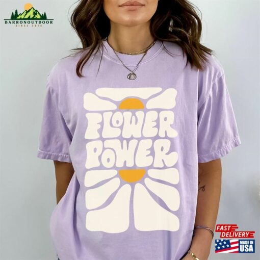 Comfort Colors® Flowers T-Shirt Boho Wildflowers Floral Nature Shirt Garment Dyed Unisex Hoodie