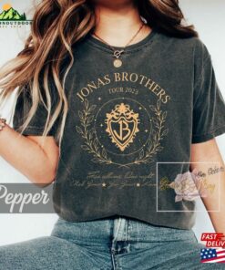 Comfort Colors® Jonas Brothers Shirt Five Albums One Night Tour Hoodie T-Shirt 1 Comfort Colors(r) Jonas Brothers Shirt Five Albums One Night Tour Hoodie T Shirt 2