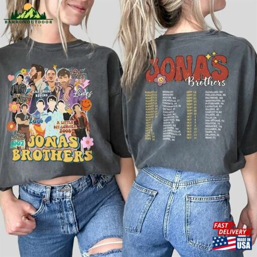 Comfort Colors® Jonas Brothers Shirt Five Albums One Night Tour Joe Unisex Sweatshirt