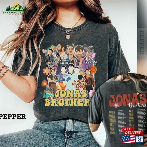 Comfort Colors® Jonas Brothers Shirt Five Albums One Night Tour Joe Unisex Sweatshirt